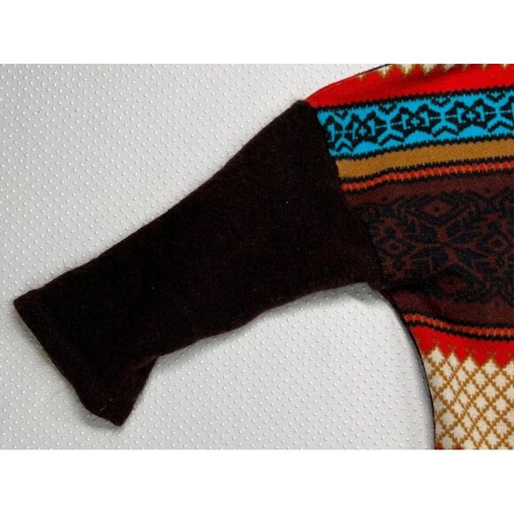 Luna Claire Women's Adorable Comfy Hi-Low Sweater Hoodie Multi-Patterned Size M - Picture 2 of 9